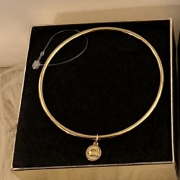 Coach NWOT “C” Charm Bangle Bracelet - Picture 6 of 9